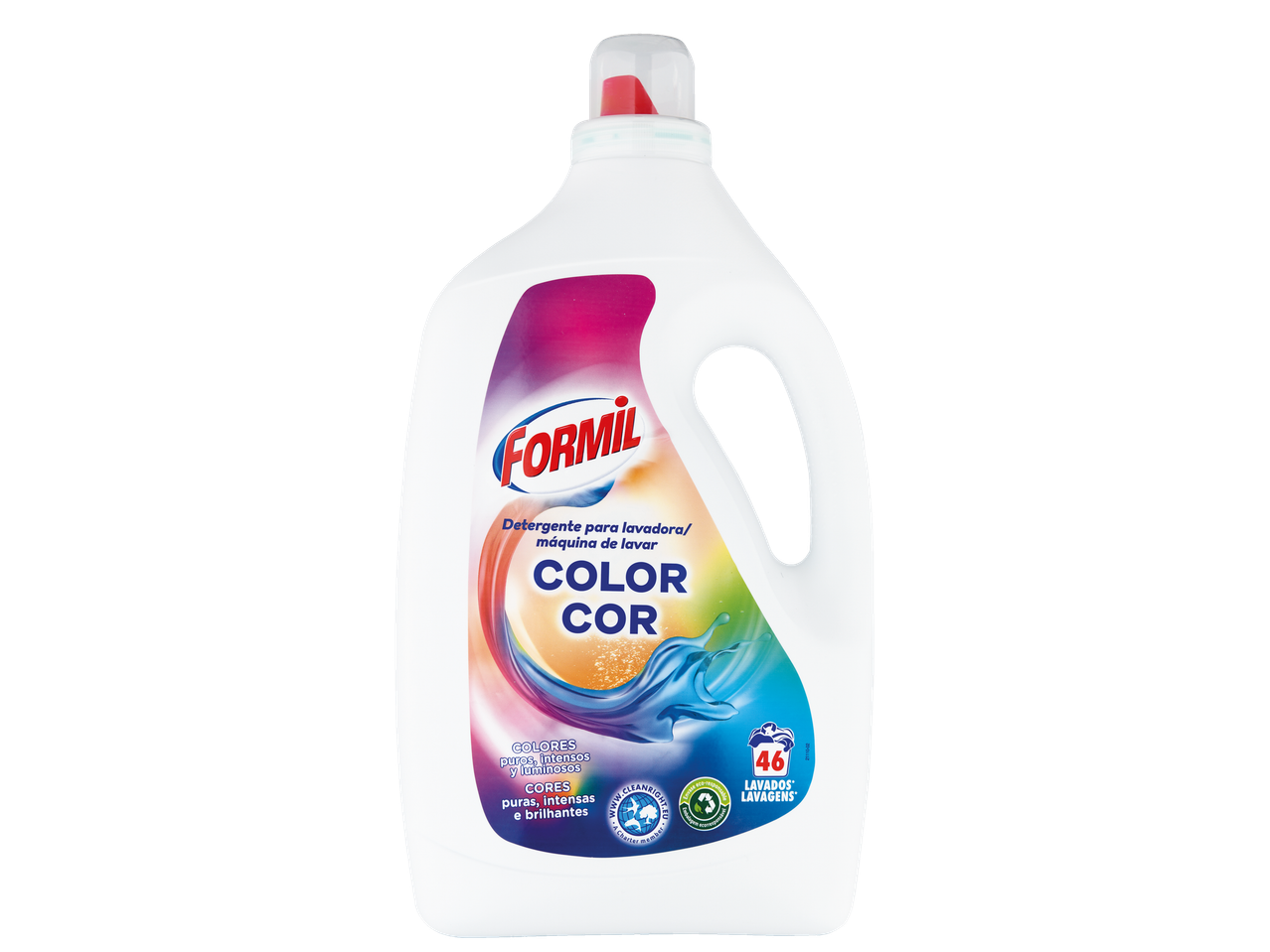 Detergente Formil para roupa colorida.