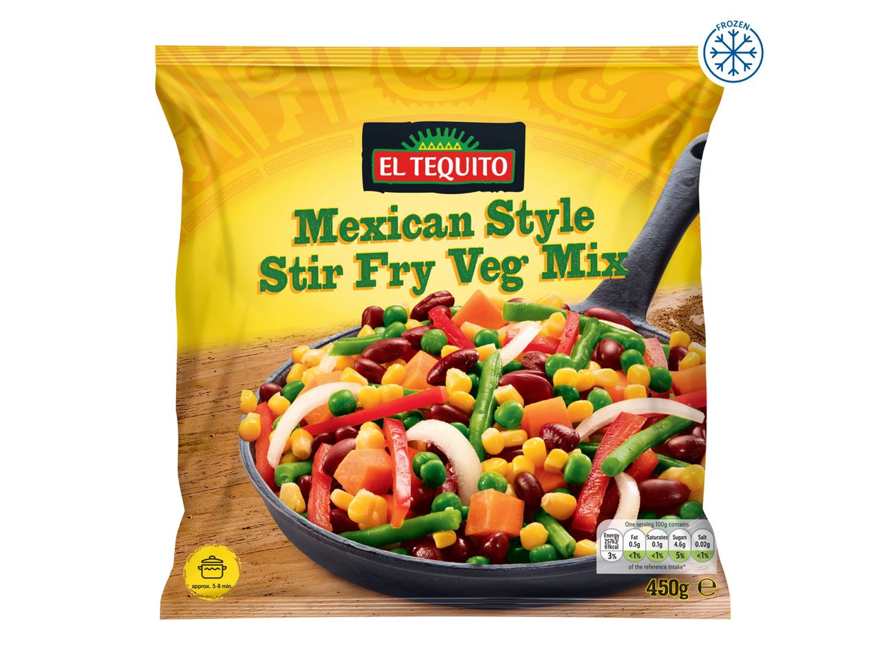 El Trapiche Mexican Style Stir Fry Veg Mix frozen vegetables.