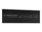 Saw blade with 240mm length, 7 teeth per inch, suitable for wood and plastic.