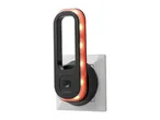 Plug-in LED night light with motion sensor and red glow