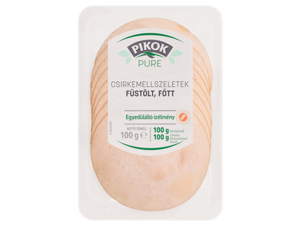 Füstölt, főtt csirkemell