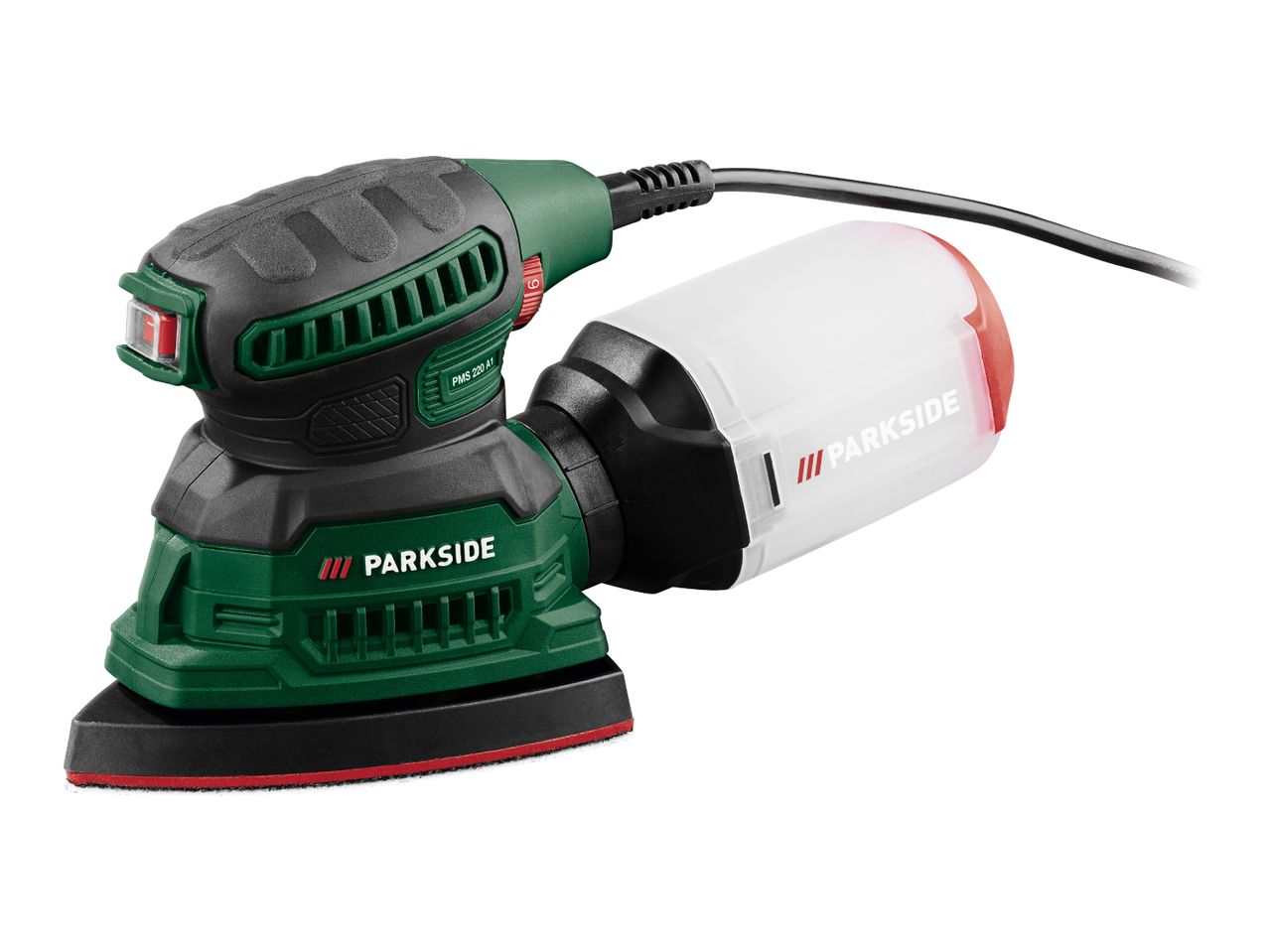 Parkside PMS 220 A1 delta sander with dust collection