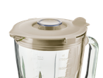 Cana de blender din sticlă cu capac și gradații