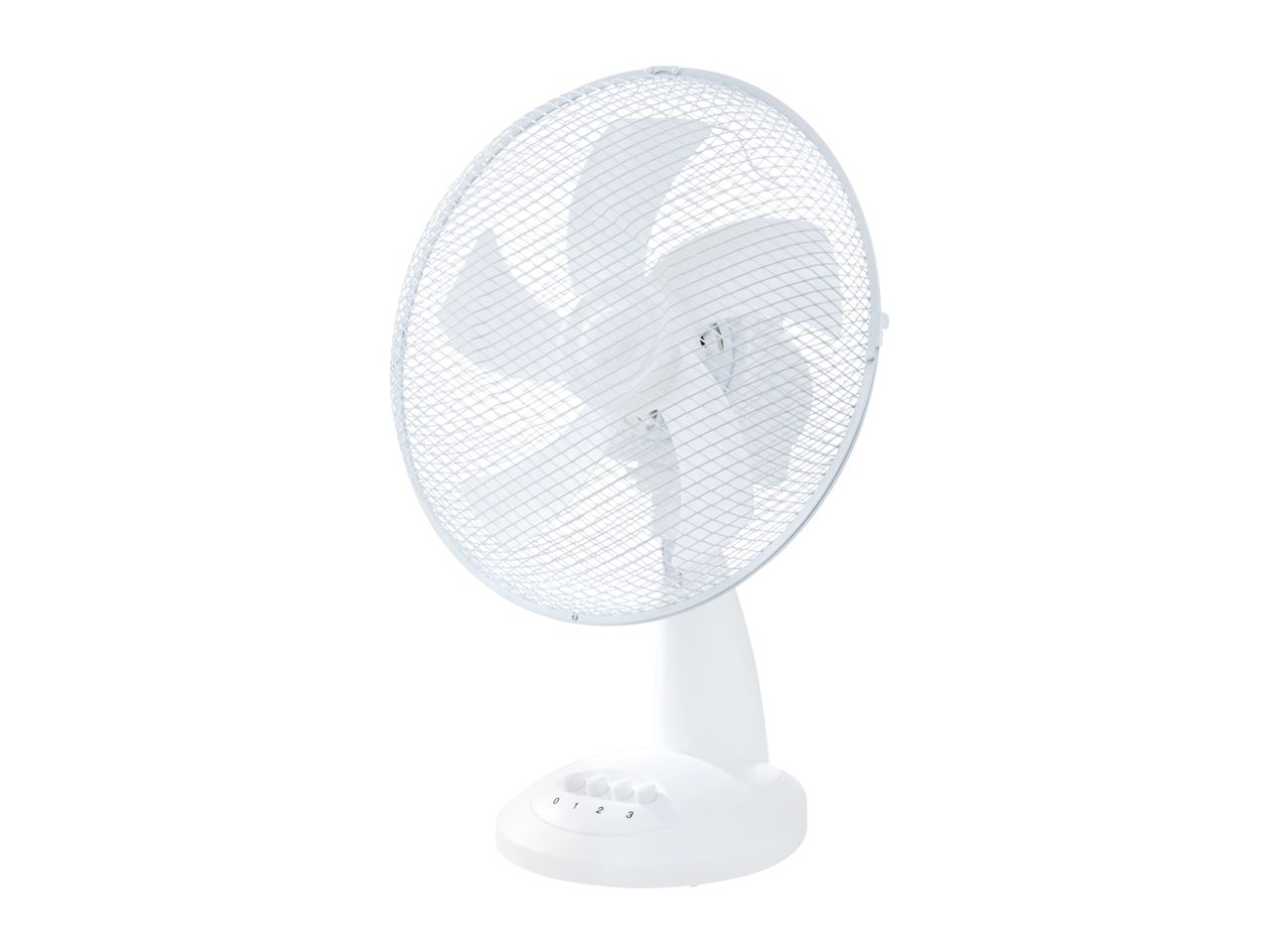 White Desk Fan