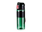 Borracca sportiva Parkside verde e nera con tappo rosso.