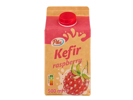 Kefyro gėrimas su avietėmis