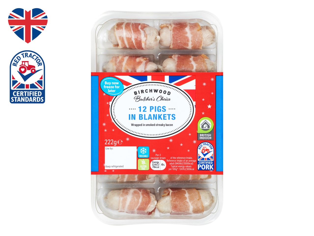 Go to full screen view: Birchwood 12 Pigs in Blankets - Image 1