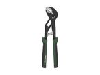 Adjustable water pump pliers with dark green and black handles.