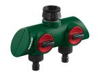 Parkside double tap hose splitter for gardening.