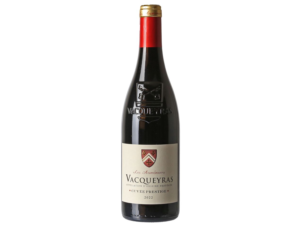 Vin Les Aumôniers Vacqueyras Cuvée Prestige 2022.