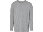 Szürke, hosszú ujjú henley ing