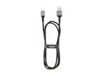 Καλώδιο φόρτισης TRONIC USB-A σε USB-C, μαύρο, τυλιγμένο