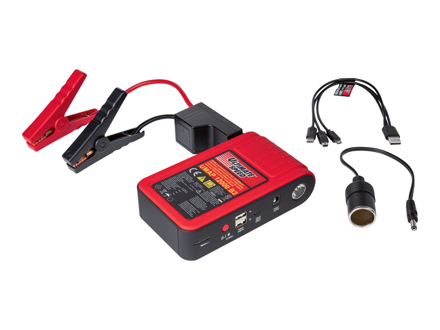 Ultimate Speed Portable Jump Starter with Power Bank 