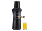 SILVERCREST® Premium Slow Juicer with a glass of orange juice.