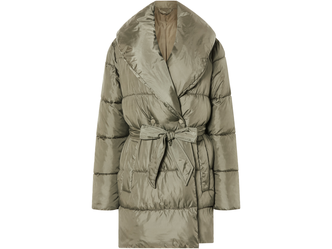 Esmara® Kappa naiste pikk oliivroheline puhvjakk