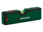 Nível a laser verde Parkside com nível de bolha e régua
