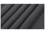 LIVARNO Sängkläder muslin bedding, dark grey pleated fabric