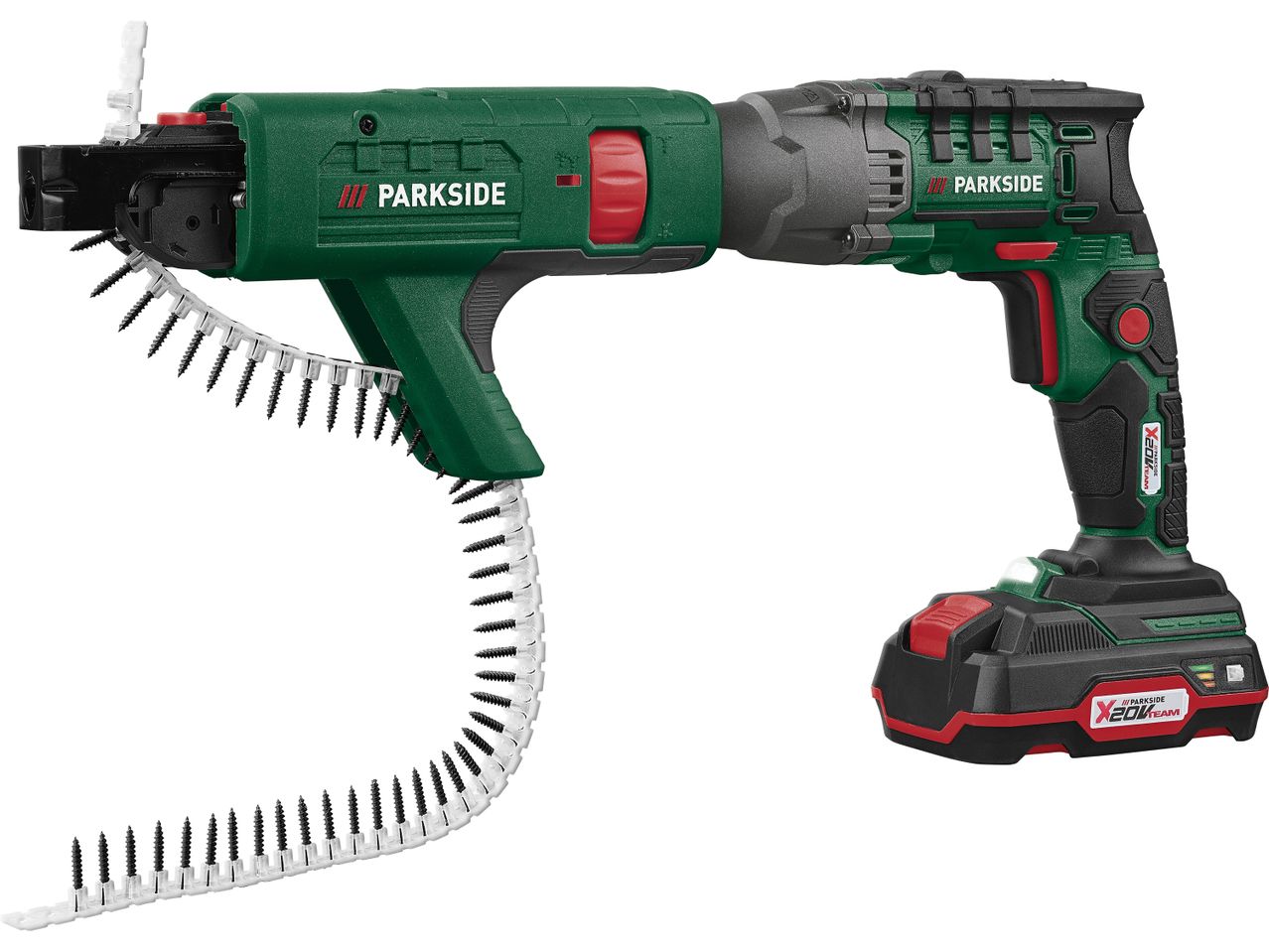 Parkside Cordless Drywall Screwdriver Kit