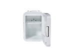 SILVERCREST® Mini Fridge with open door, showing interior shelf and door storage