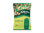 Pose med cashewnødder med smag af creme fraiche og løg, 150g.