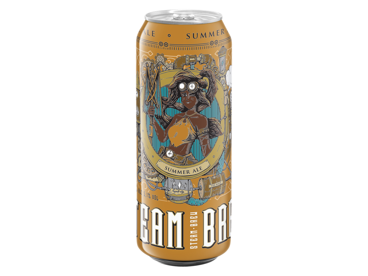 Cerveja de verão em lata