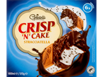 Gelatelli Crisp 'n' Cake Stracciatella ice cream bars: 6 chocolate-covered pieces.