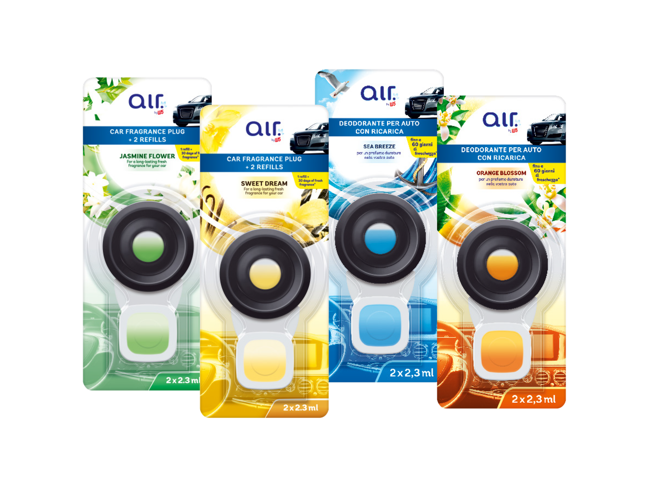 Car Fragrance Plug with Refill