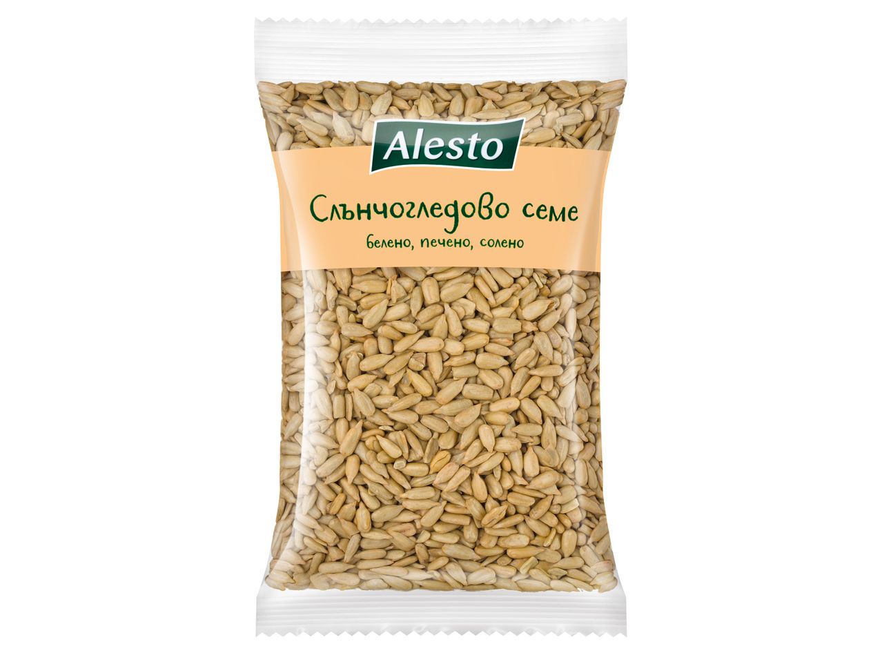 Слънчогледово семе Alesto, белено, печено, осолено, 200 g/опаковка