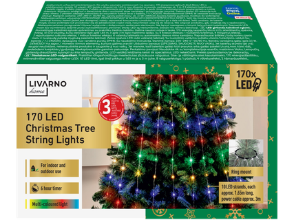 170 LED girlianda kalėdinei eglutei    