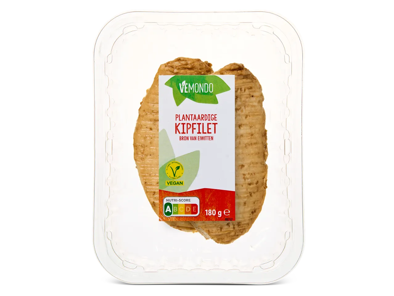 Vemondo vegan kipfilets, 180g.