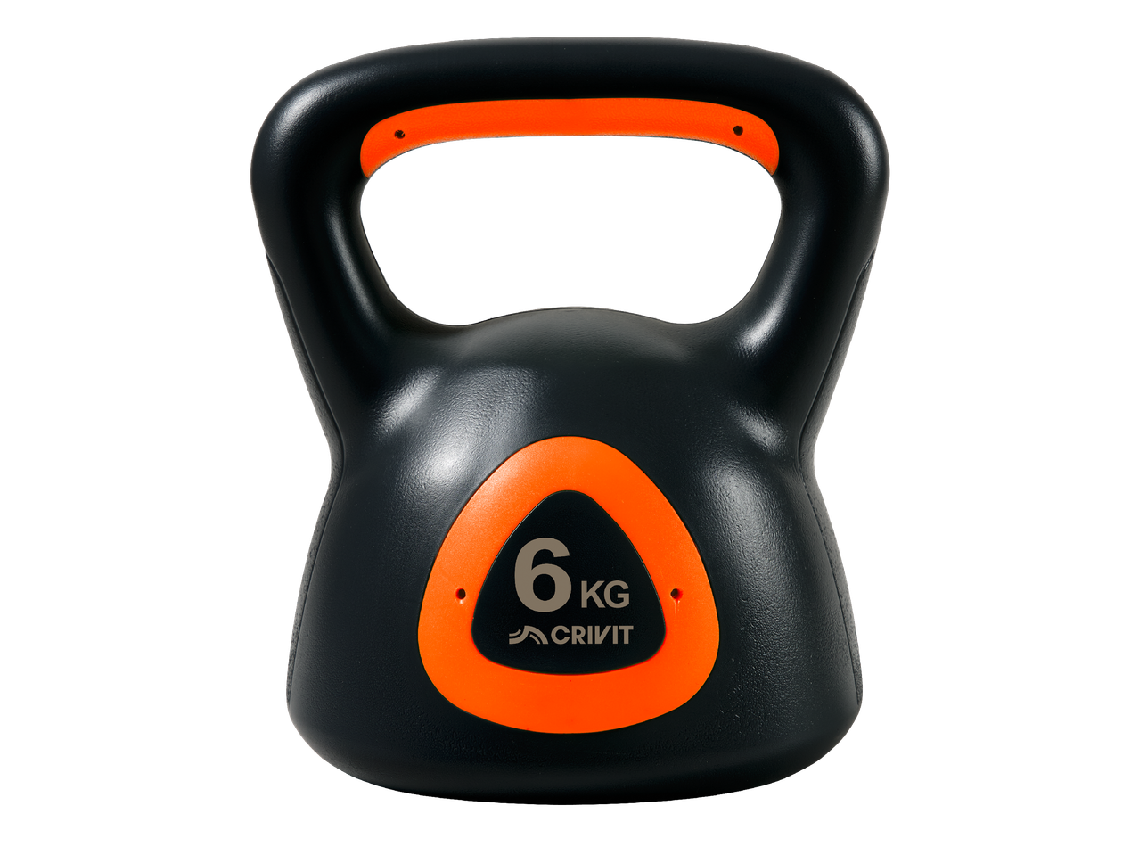 Черна пудовка с оранжеви акценти, 6 кг.