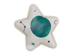 Star-shaped hot/cold pack with a planet and constellation design