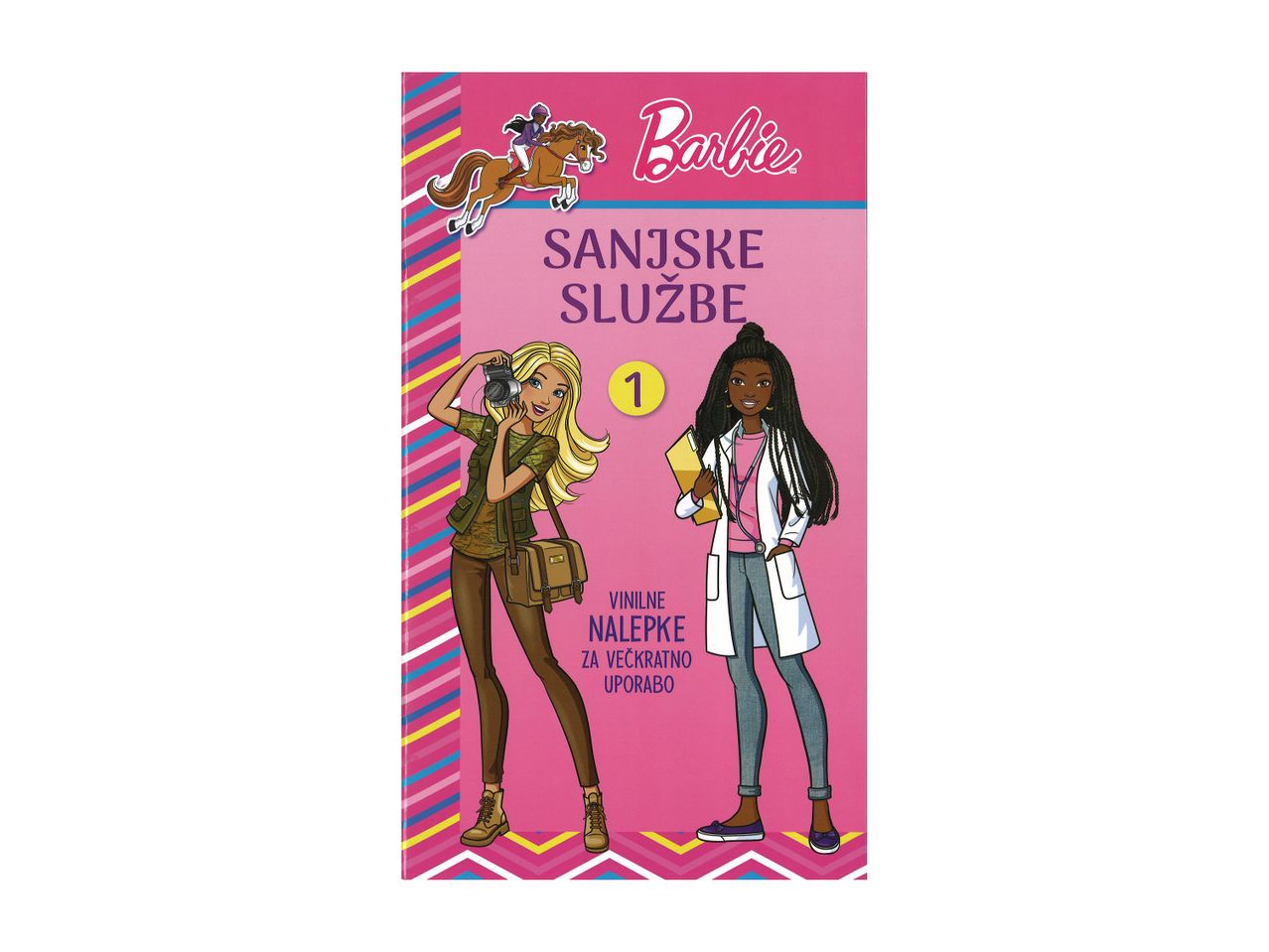 Knjiga z nalepkami Barbie: Sladke skrivnosti.