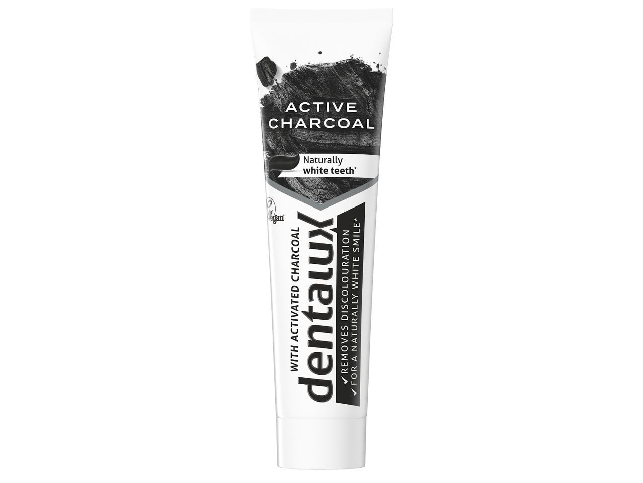 Паста за зъби с активен въглен, Dentalux, 100 ml/опаковка