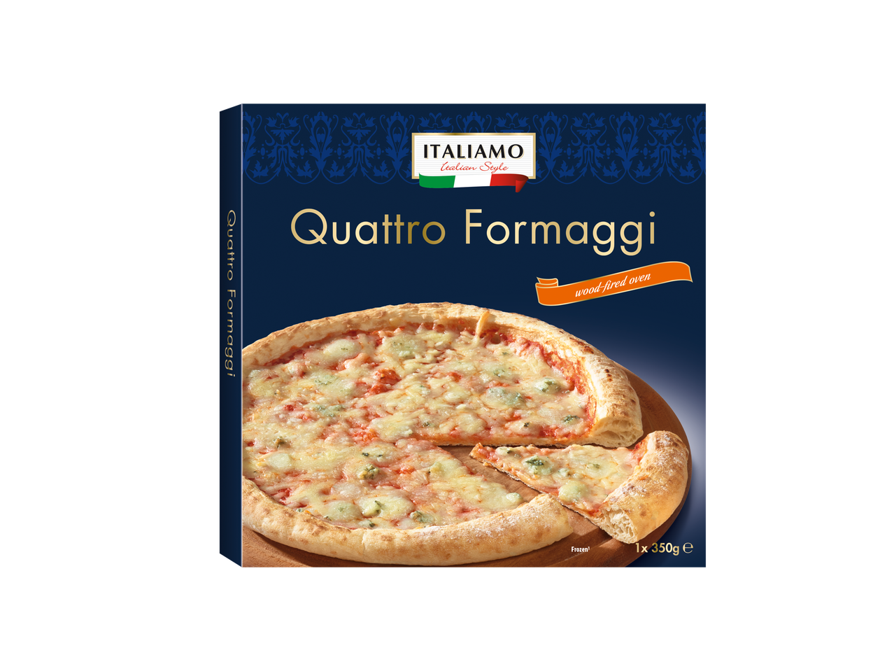 Pizza Italiamo Quattro Formaggi forno a lenha, 350g