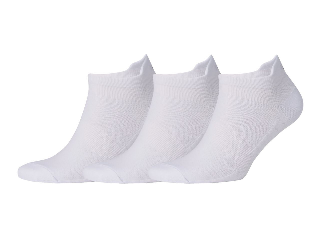 CRIVIT Ladies’ White Sports Trainer Socks - 3 Pairs