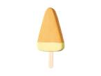 Gelado premium Gelatelli no palito com dois sabores