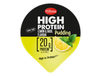 Pudim Milbona rico em proteínas, sabor limão e manjericão, 20g de proteína