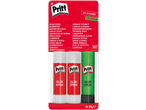 Pritt Glue Sticks: 2 classic red and 1 green, 3x 20g.