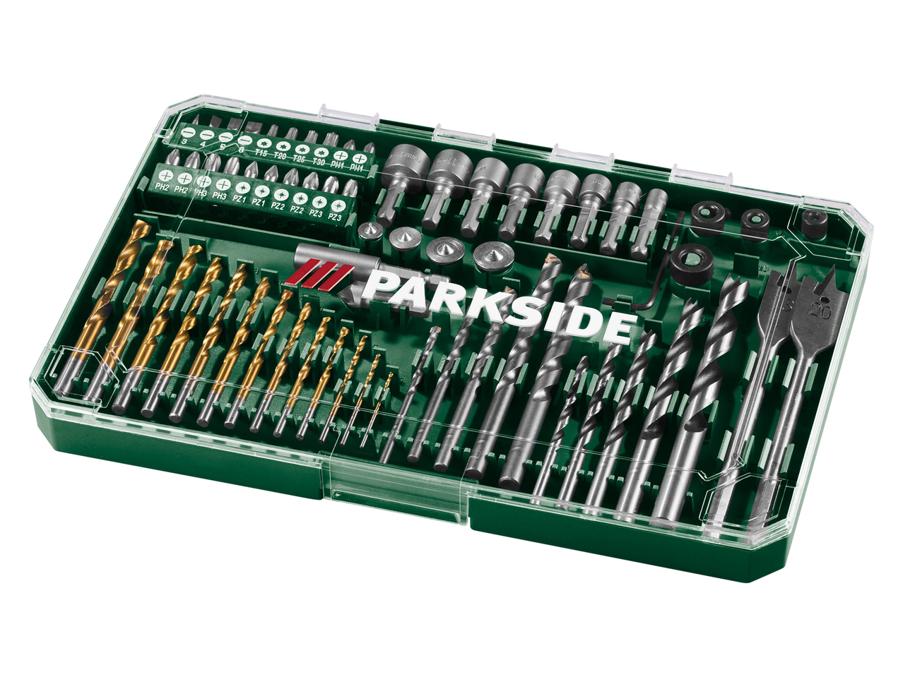 Set punte/bit per trapano o avvitatore, 64 pezzi