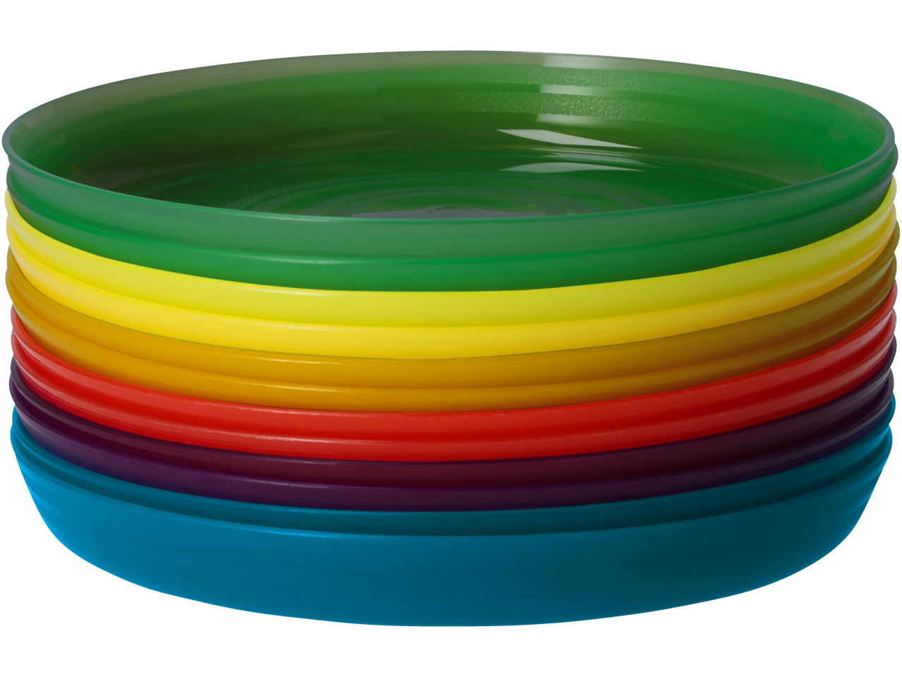 Složene šarene plastične zdjele Silvercrest® u duginim bojama