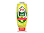 Fles afwasmiddel met citroengeur, 5x sneller schoon, anti-lek technologie.