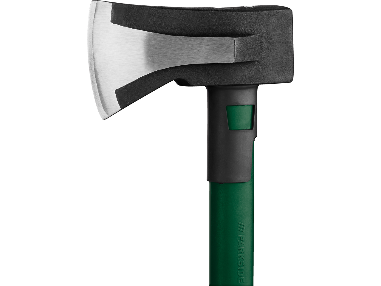 O secure de despicat Parkside cu cap negru și mâner verde.