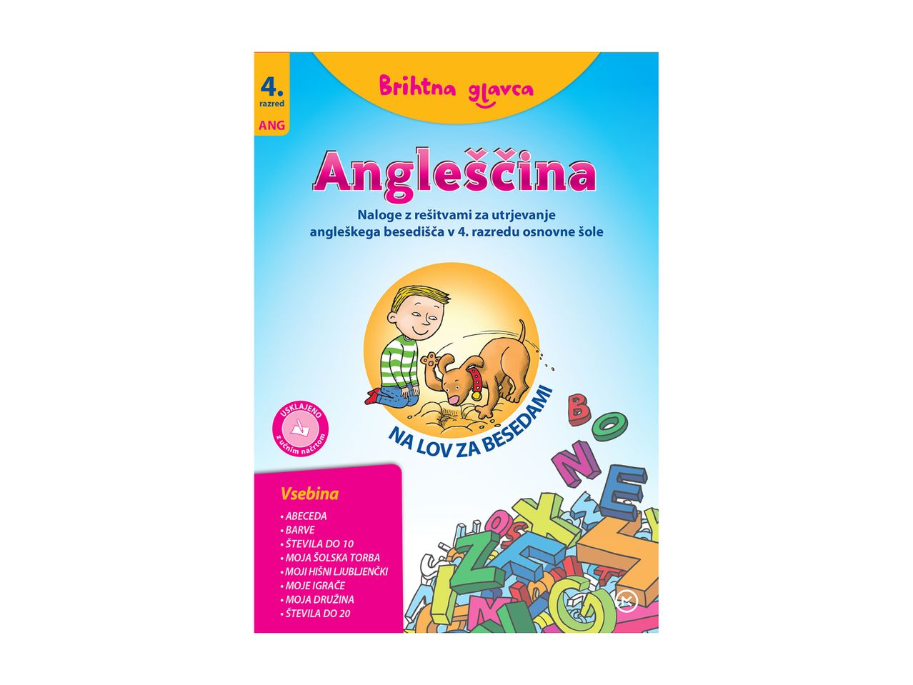 Učbenik Anglecina za učenje angleščine za otroke.