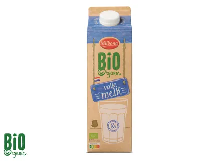 Milbona Verse Biologische Volle Melk Lidl