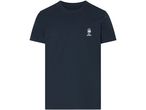 Navy blue Sunset Beach Palm men's t-shirt.