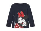 En mørkeblå langærmet Minnie Mouse t-shirt til børn.