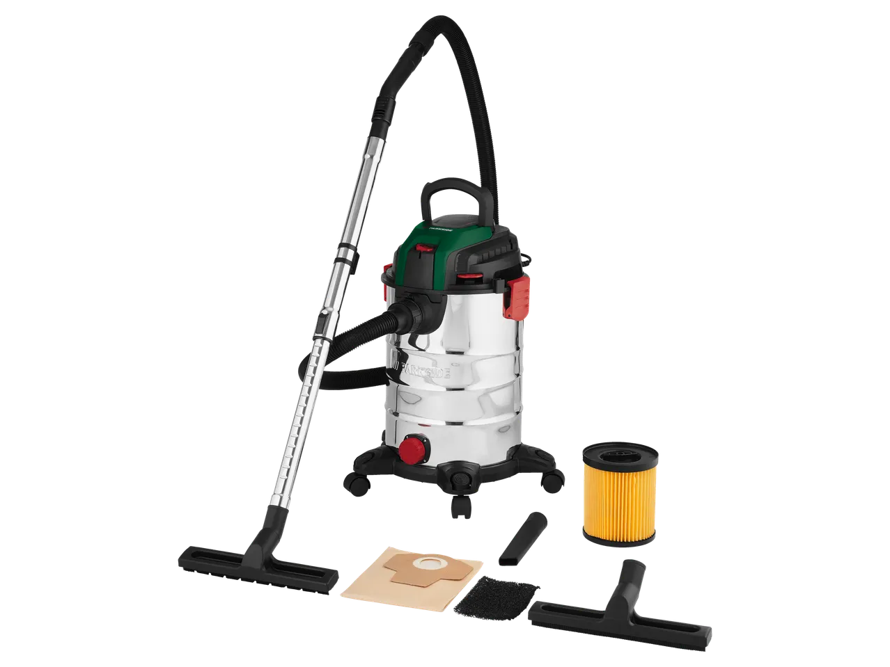 PARKSIDE drėgno ir sauso valymo dulkių siurblys su priedais