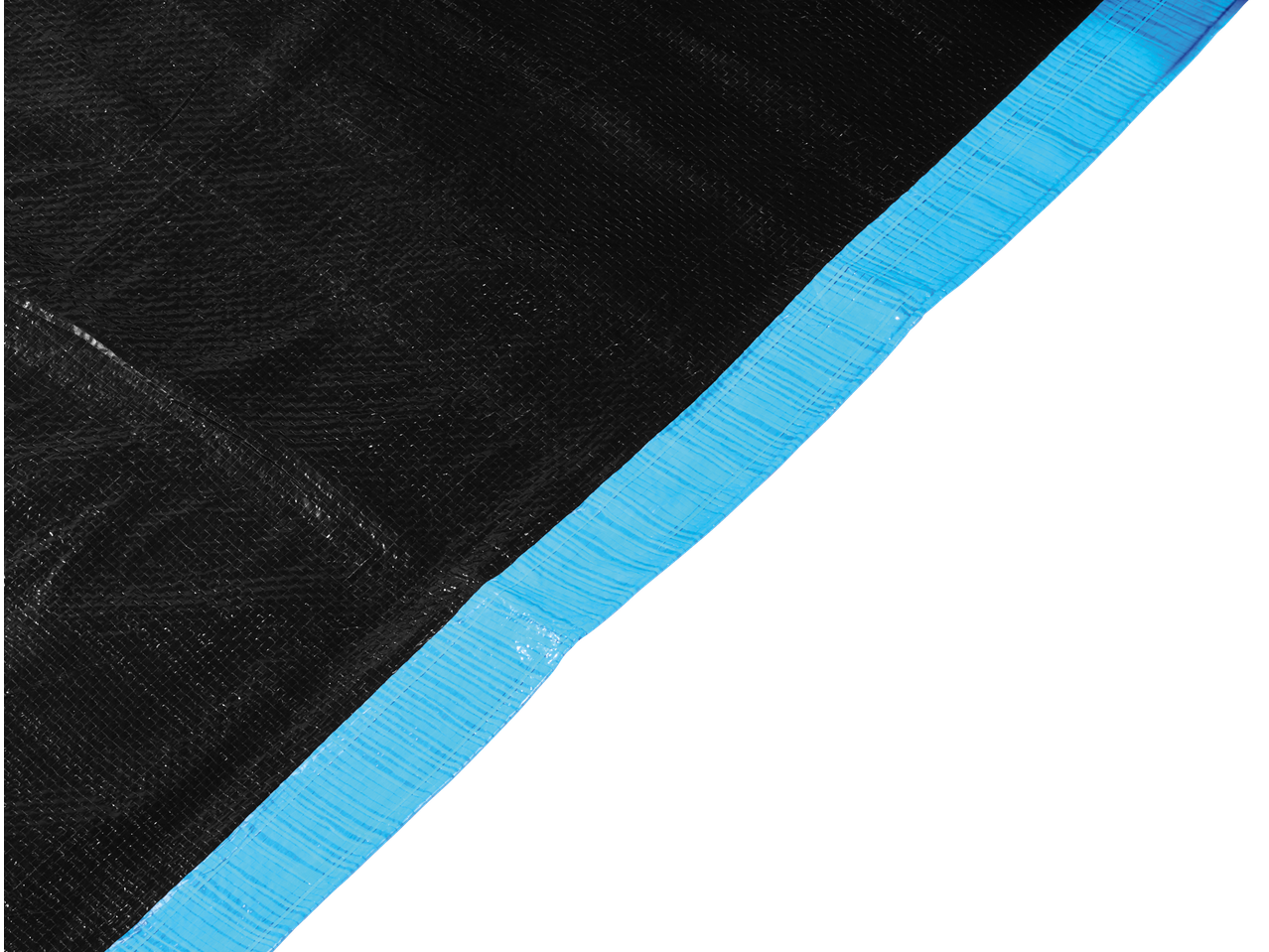 Prelată universală neagră PARKSIDE cu margine albastră.