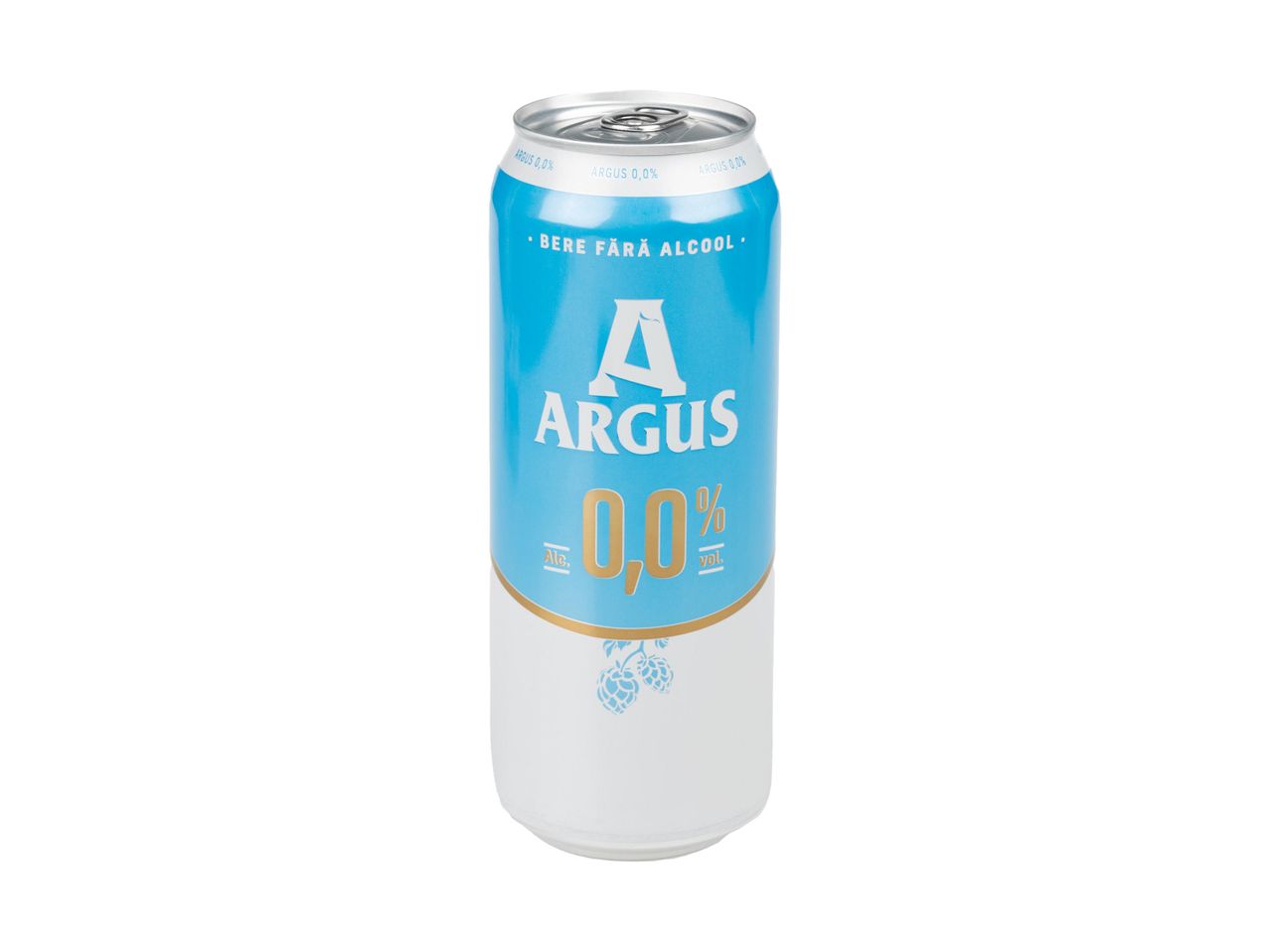 Bere Argus 0,0% fără alcool, în cutie.